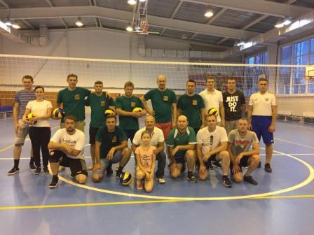 В «Олимпе» прошел товарищеский матч по волейболу