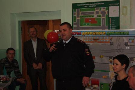 В пятой школе станицы Тбилисской открыли кабинет ПДД и Парту Героя