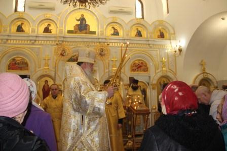 В храме Андрея Первозванного отмечают престольный праздник