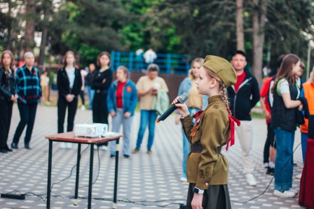 В Тбилисском районе прошла военно-патриотическая акция «Пою мое Отечество»