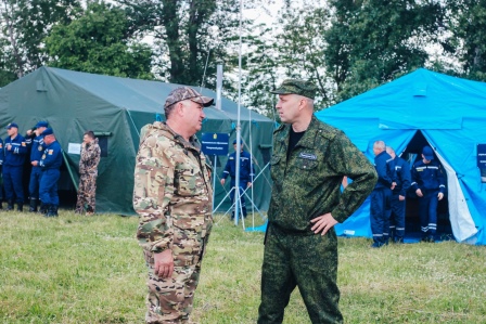 Делегация Тбилисского района приняла участие в командно-штабных учениях 