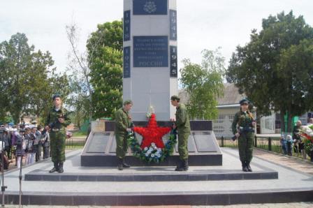 У мемориала хутора Северин состоялся митинг