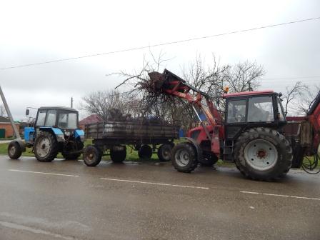 В Тбилисской субботник