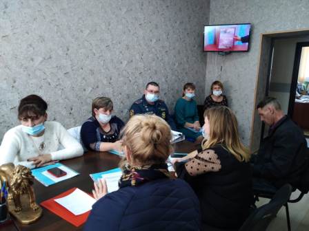 В Марьинском поселении прошло рабочее совещание