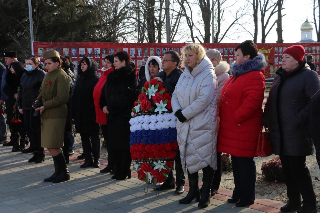 Состоялось торжественное открытие мемориального комплекса воинам, погибшим в годы Великой Отечественной войны