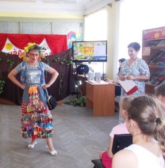 В детской библиотеке состоялось театрализованное открытие лагеря дневного пребывания СОШ №1