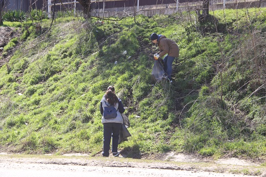В районе проходит эко-акция #ТбилисскийБеZпластика