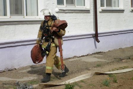 В детском саду «Наше счастье» прошло занятие по пожарной безопасности