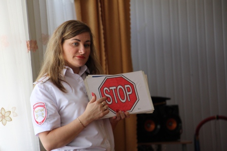 В двух детских садах Тбилисского района прошла всероссийская акция «Научи ребенка ПДД»