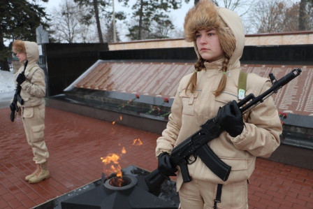 В Тбилисском районе почтили память защитников Отечества