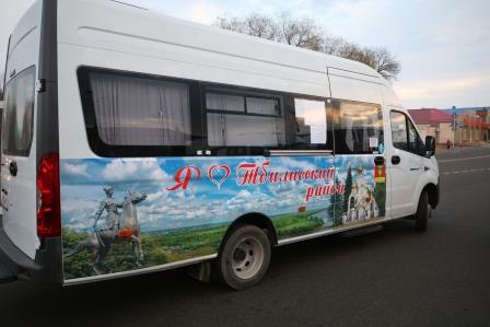 В Тбилисском районе на линию вышли семь новых автобусов