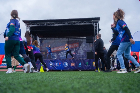 Тбилиссцы приняли участие в «Космической зарядке РФ»