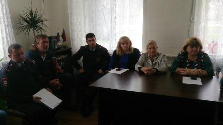 В станице Геймановской прошел Совет профилактики правонарушений