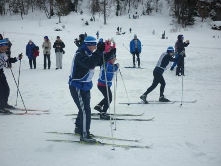Тбилисцы приняли участие в «Лыжне Кубани-2016»
