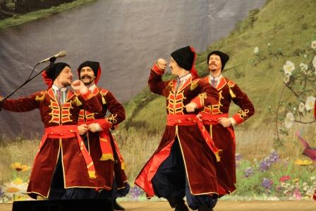 Кубанский казачий хор выступил в Тбилисской