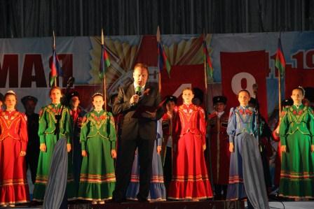 В Тбилисском районе состоялся праздничный концерт, посвященный Дню Победы