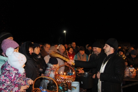 В Тбилисском районе отмечают Крещение Господне