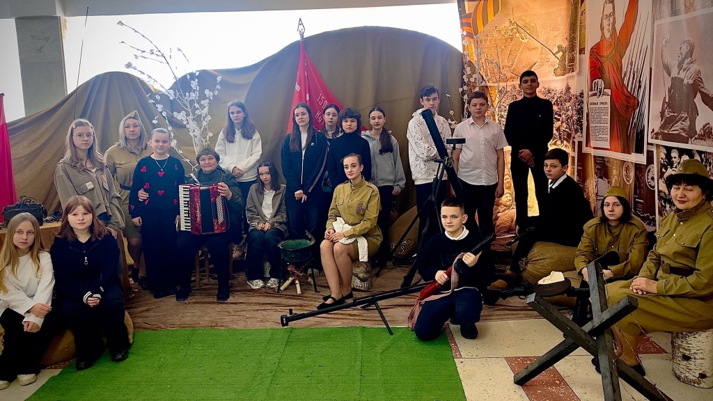 Школьники Тбилисского района активно посещают театрализованную экспозицию «Отечество моё. Грани истории»