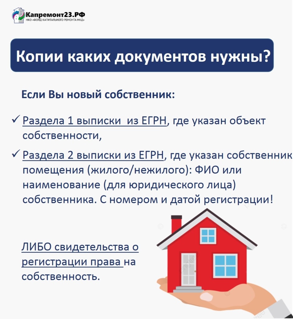 КАПРЕМОНТ: Смена собственника помещения