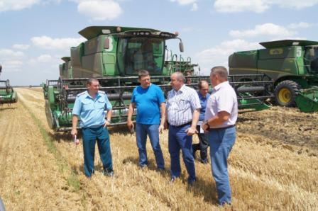 Уборочная кампания в самом разгаре