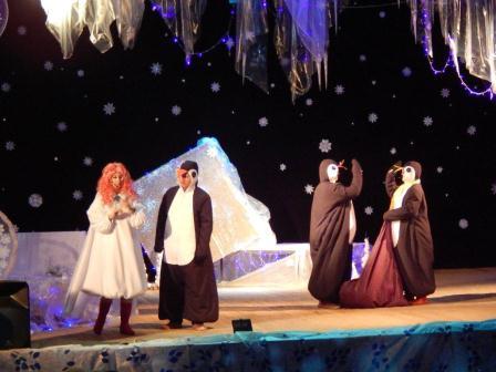 «Снежная история» для маленьких тбилисцев