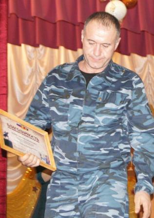 В Тбилисском районе поздравили спасателей 