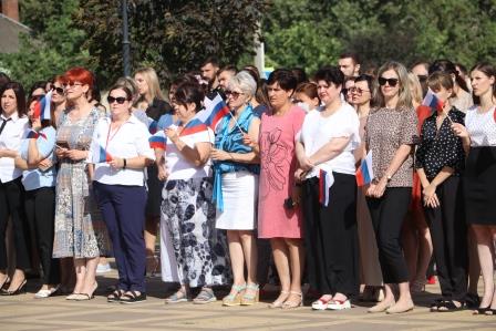 Концерт-акция, посвященный Дню флага России, прошел в Тбилисском районе