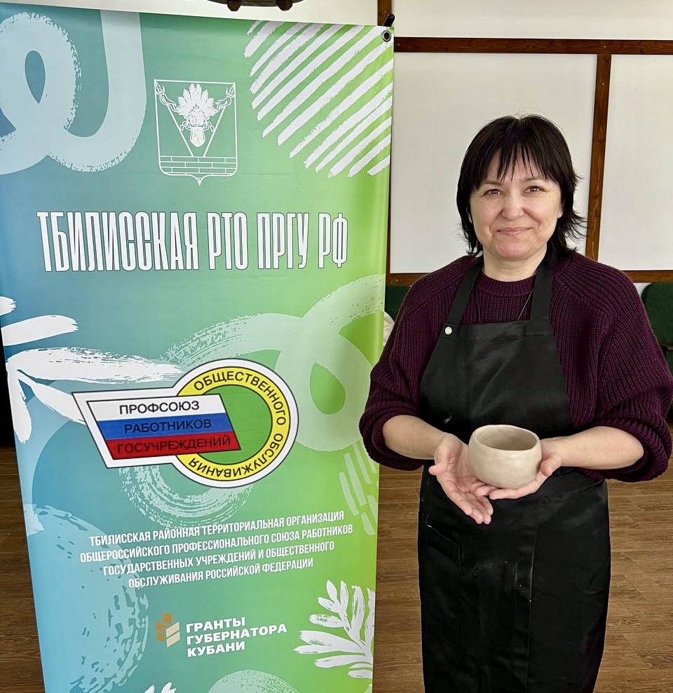 Состоялся очередной мастер-класс по лепке из глины!