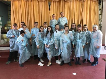 Школьники посетили Тбилисский маслосырзавод