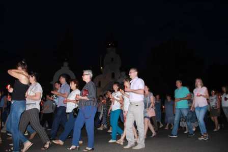 В Тбилисской в 4 утра состоялась акция «Свеча памяти»