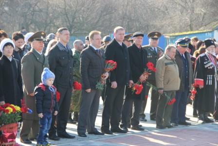 В Тбилисском районе почтили память погибших защитников Отечества
