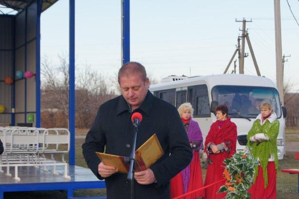 открытие концертной площадки и детского городка