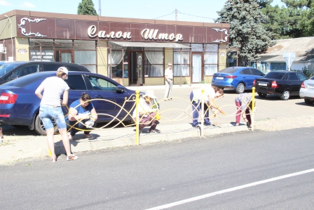 В Тбилисской прошел большой субботник