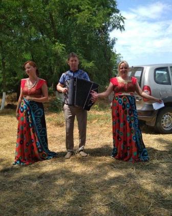 Артисты выступают на полях