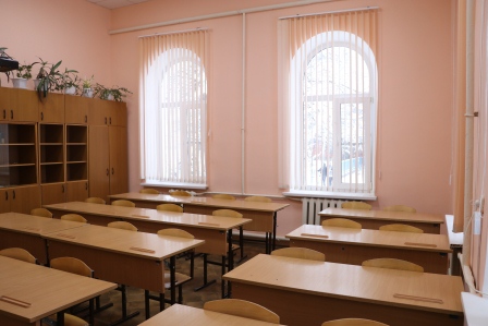 В школе № 1 отремонтировали семь кабинетов