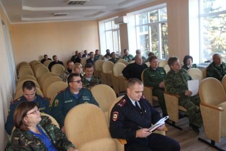 В Тбилисском районе прошла штабная тренировка по гражданской обороне