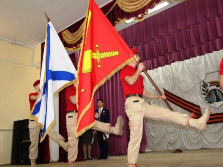 В Тбилисском районе торжественно открыли месячник оборонно-массовой и военно-патриотической работы