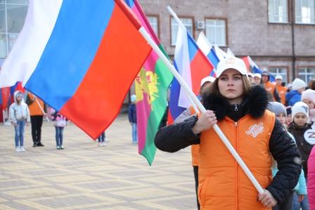 В Тбилисском районе отмечают годовщину воссоединения Крыма с Россией