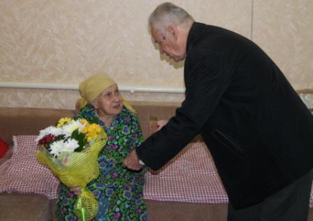 Жительница Тбилисского района отмечает 90-летие