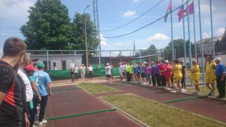 Тбилисцы поучаствовали в соревнованиях по городошному спорту