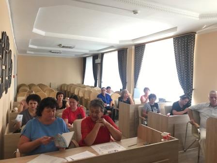 Семинар–совещание с членами участковых избирательных комиссий Нововладимировского сельского поселения Тбилисского района 