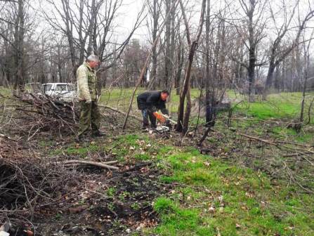 В Ловлинской прошел субботник