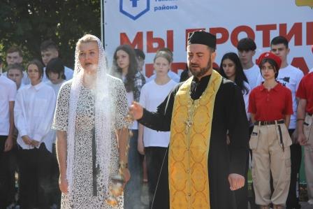 В Тбилисском районе прошло памятное мероприятие, посвящённое Дню солидарности в борьбе с терроризмом