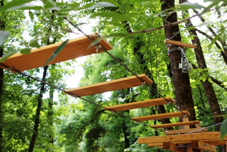 В Тбилисском районе заработает веревочный парк