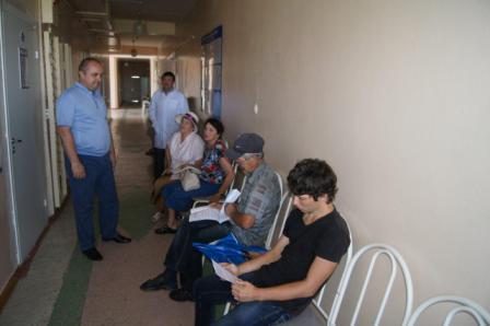 В районной поликлинике