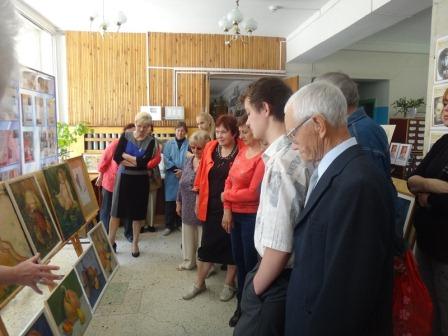 Презентация выставки художественных работ и стихов Ольги Святославны Терентьевой