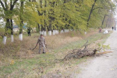 В Тбилисском районе прошел массовый субботник