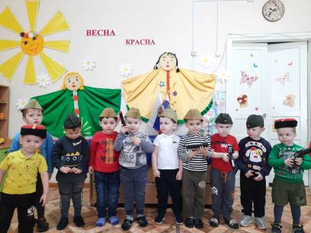 В детском саду «Улыбка» прошли Уроки мужества