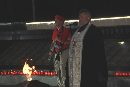В Тбилисской в 4 утра состоялась акция «Свеча памяти»