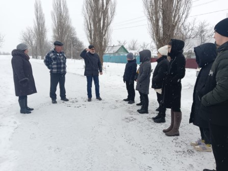 Архивистами района проведена встреча со старожилом хутора Староармянского